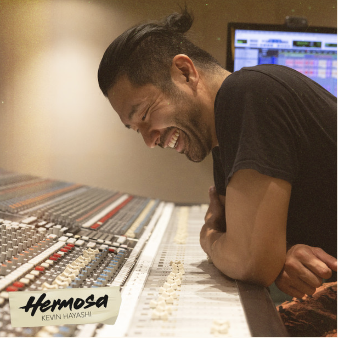 Album Cover for Kevin Hayashi in his music studio
